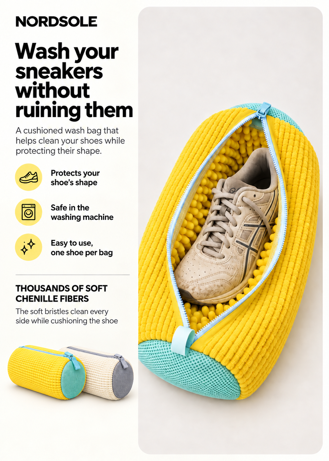 NordSole - Wash your sneakers without ruining them